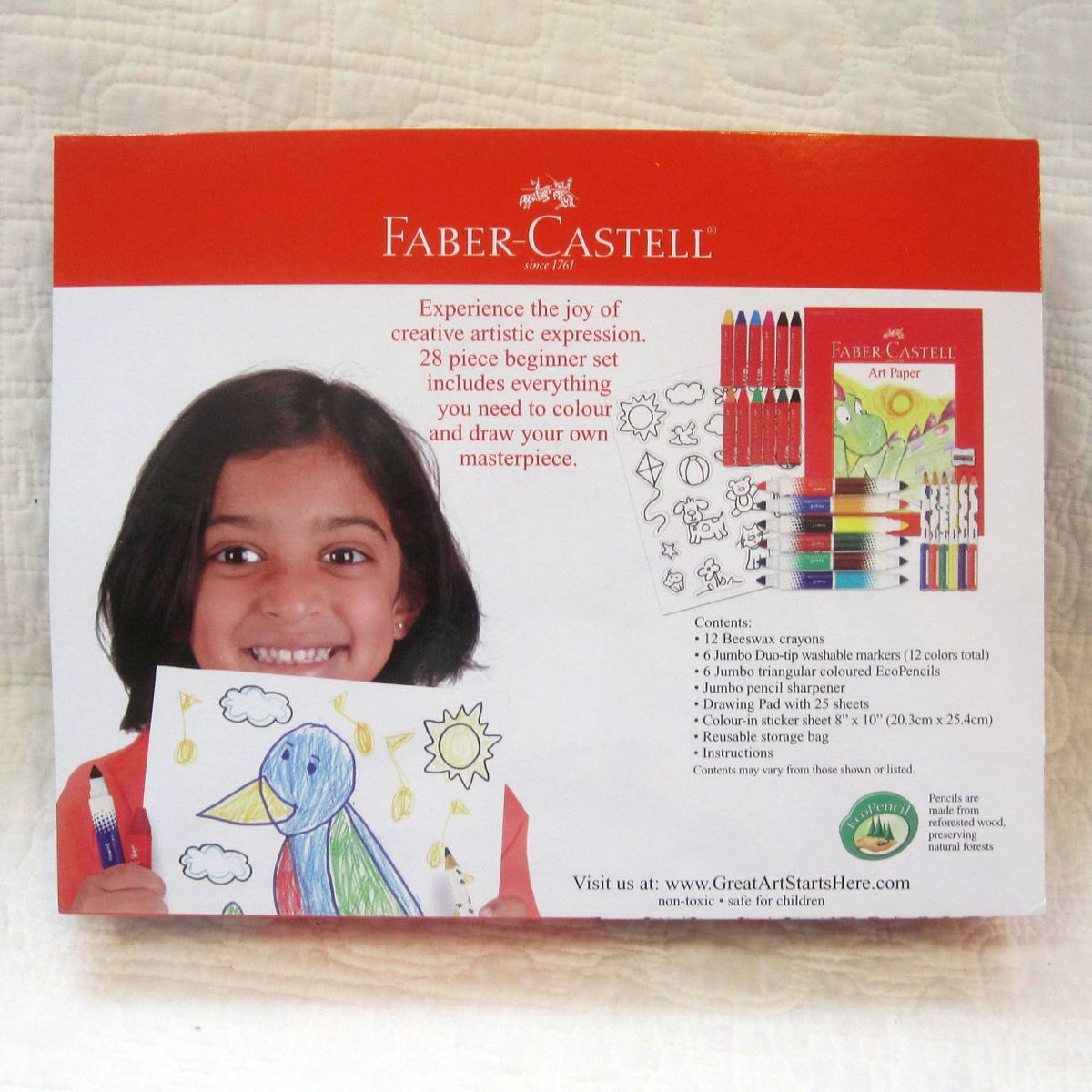 Faber-Castell Young Artist Essentials Gift Set- Child Art Set for