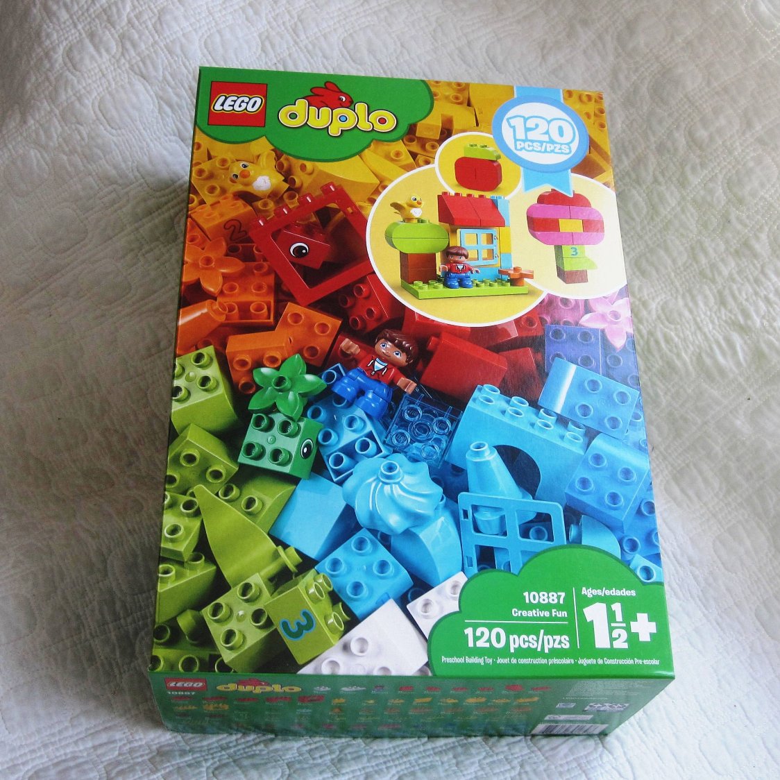 LEGO Duplo Creative Building Kit, 120 Pieces, Ages 18mo.+ Dragonfly Castle
